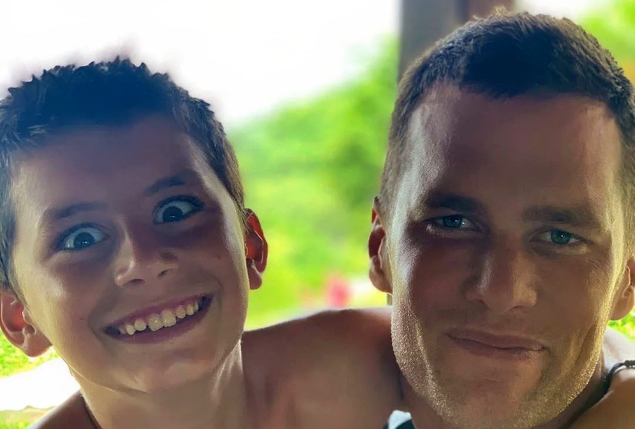 Tom Brady roasted for questionable photo with son