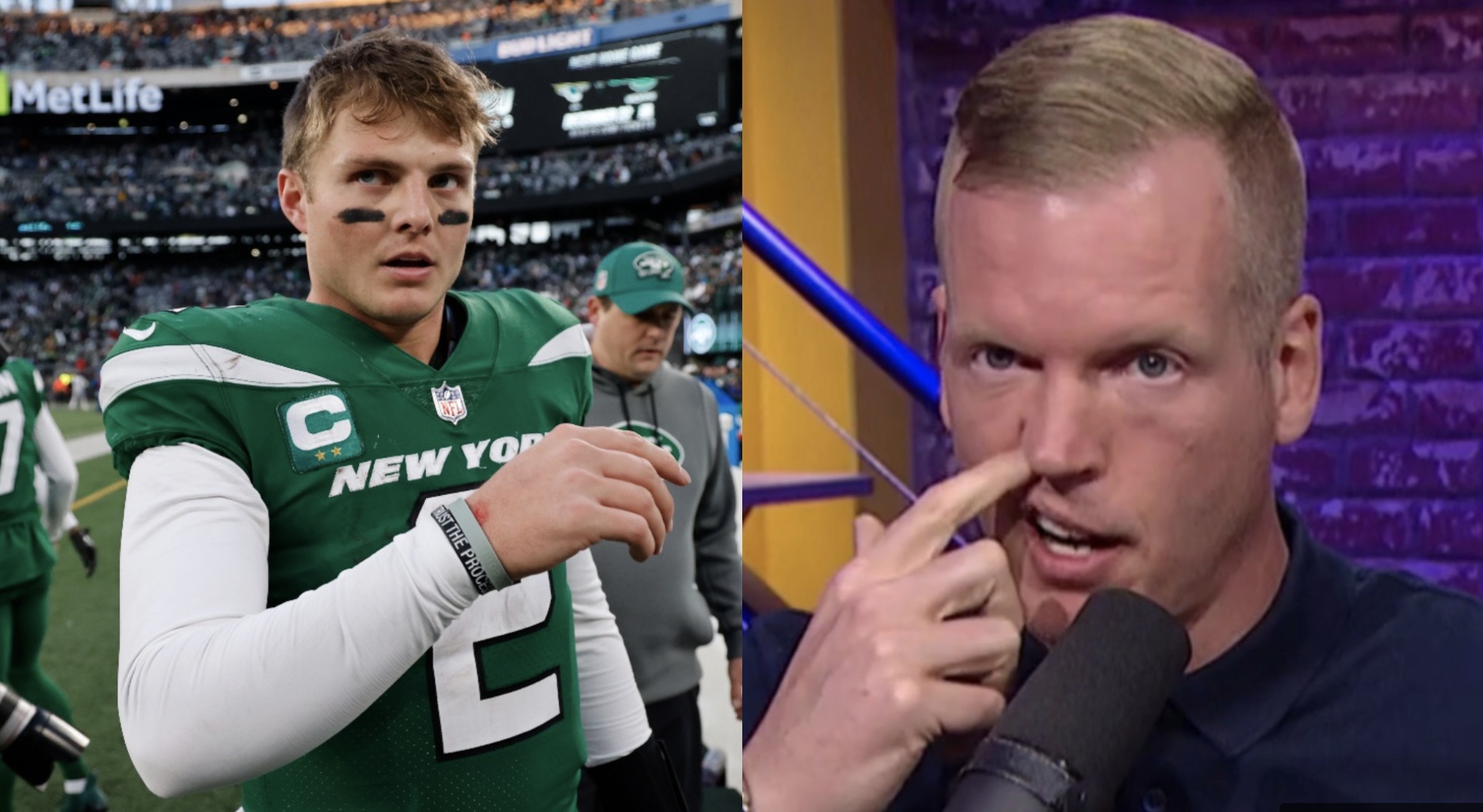 Chris Simms dying on the hill of Jets QB Zach Wilson's stardom