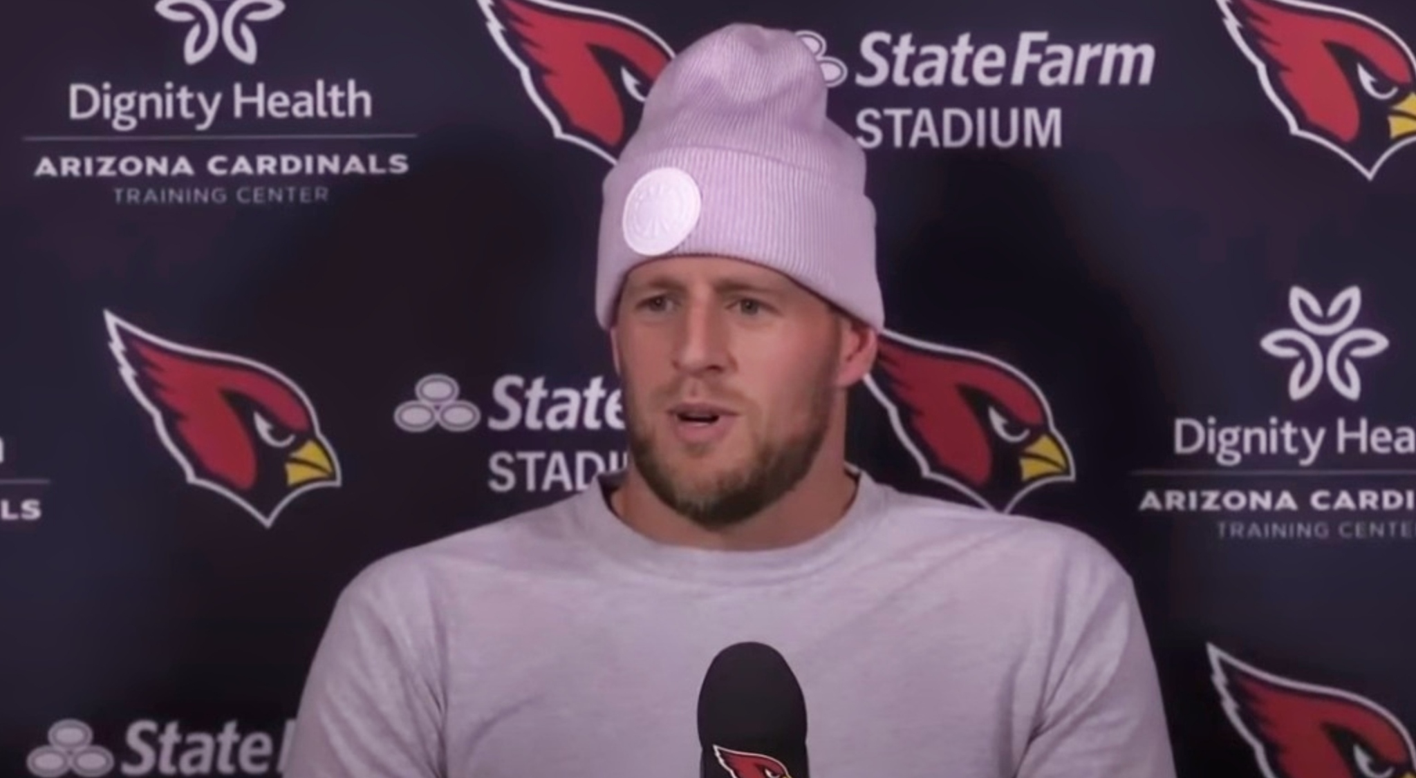 Cardinals' J.J. Watt gifts signed jersey to teammate who requested one in  hilarious voice memo 