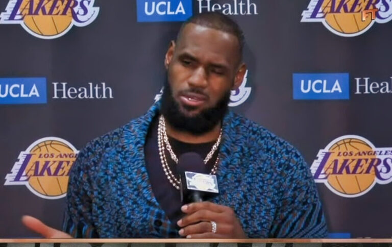 LeBron Scolds Media For Not Asking About Jerry Jones Picture