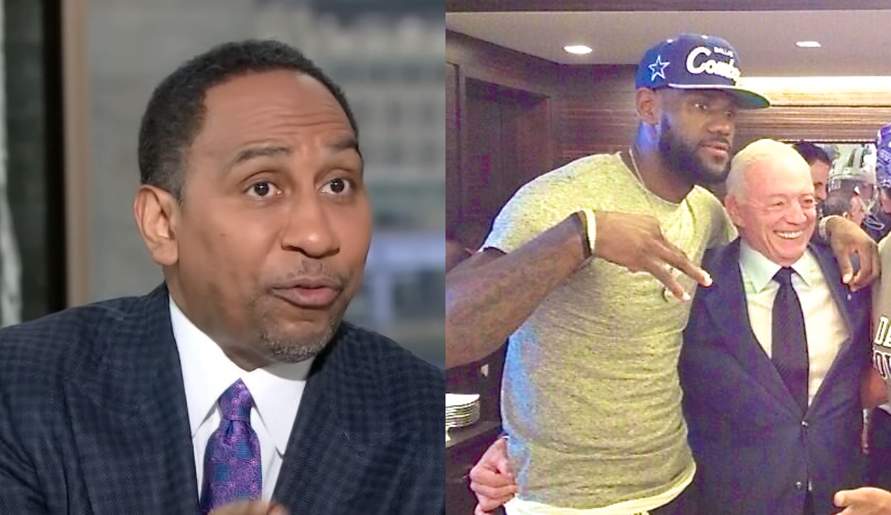 Stephen A Smith Had To Wear An 'I Love Jerry Jones' Shirt