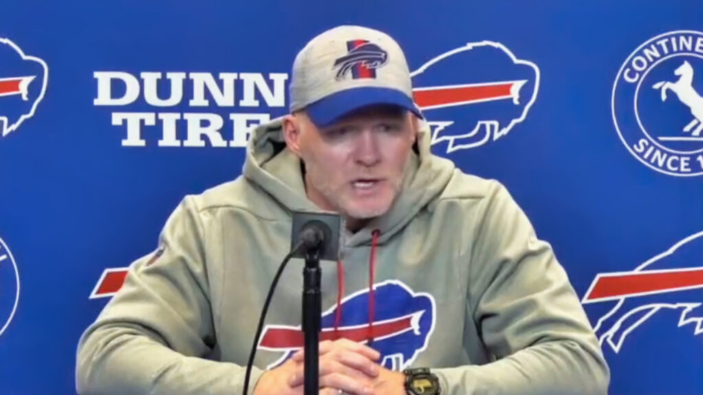 Bills Head Coach Sean McDermott speaks about Stefon Diggs abrupt exit after  Bengals loss