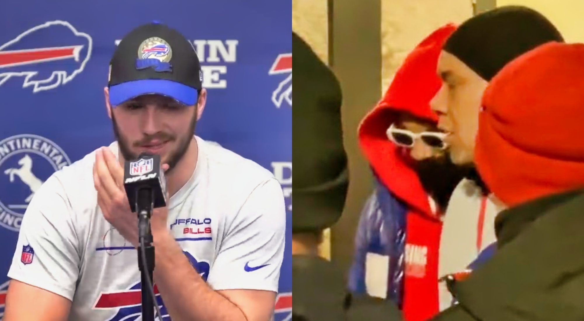 Bills' Josh Allen wants to squash Damar Hamlin conspiracy theory: 'Stop  that s---'