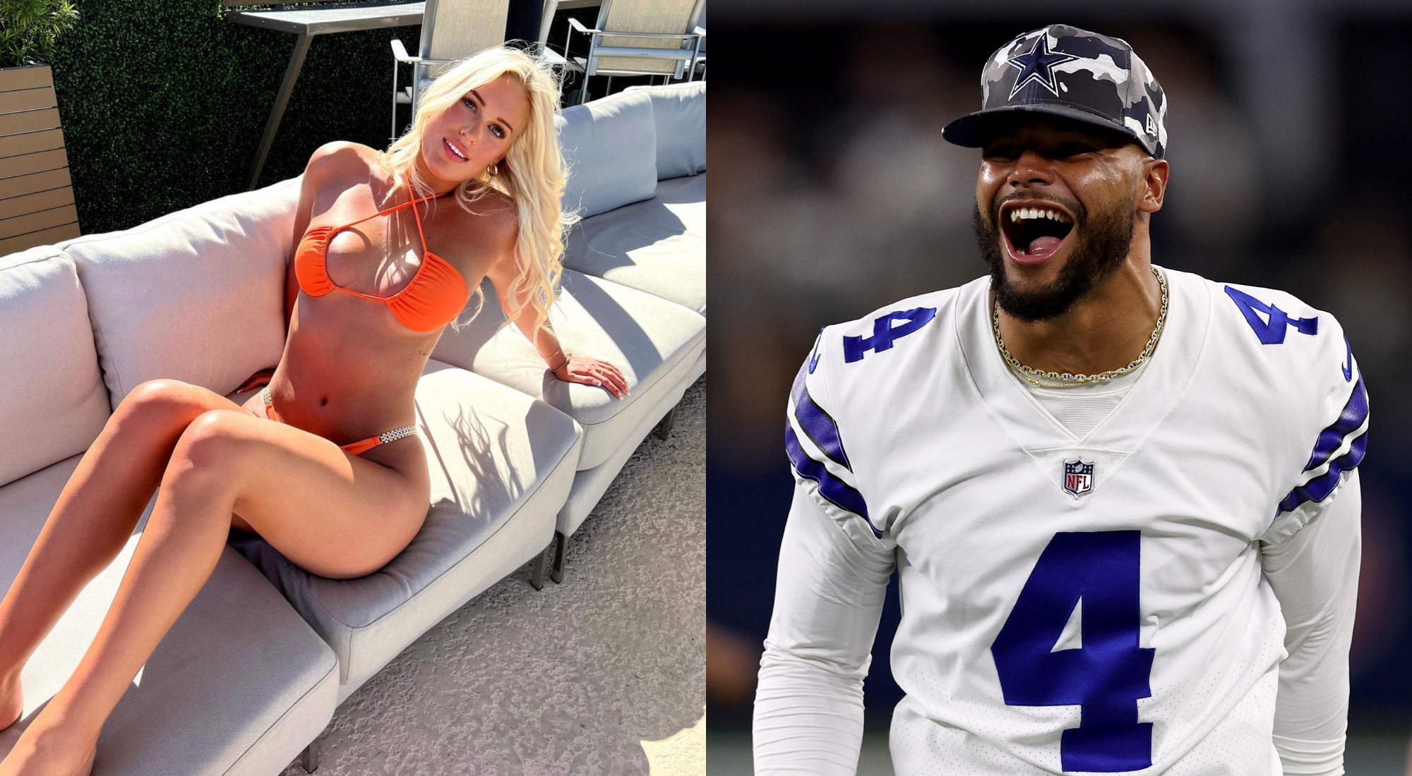 Dak Prescott's alleged girlfriend sets the Internet on fire with her latest  Instagram pictures