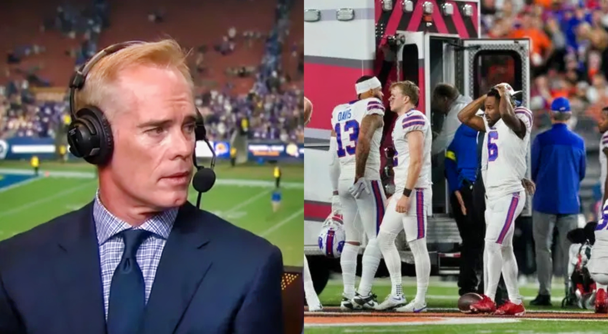 Joe Buck, ESPN maintain NFL told network players had 5 minutes to warm up  following Damar Hamlin's injury