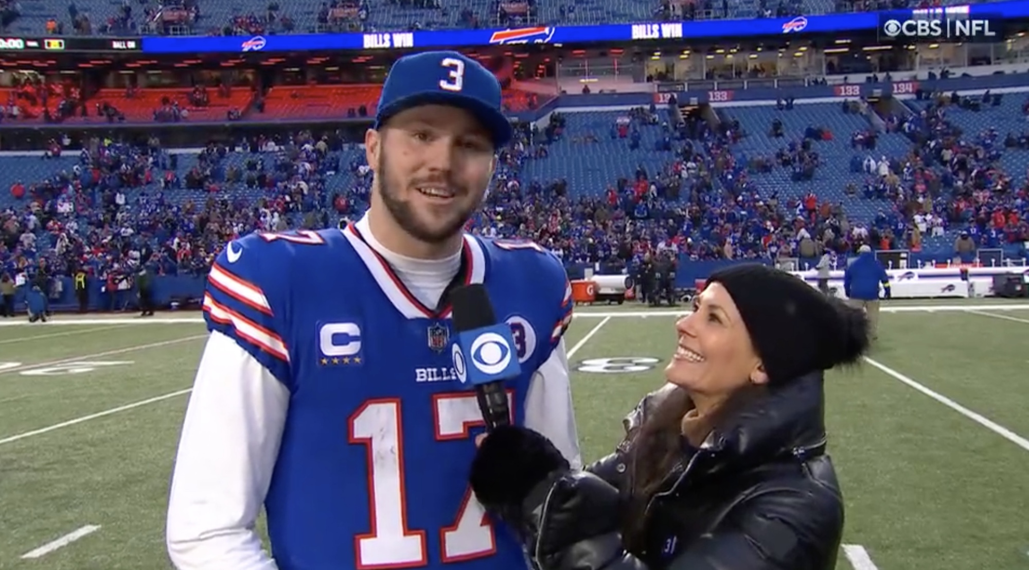 CBS denies Bills Mafia a Josh Allen post-game interview - Buffalo