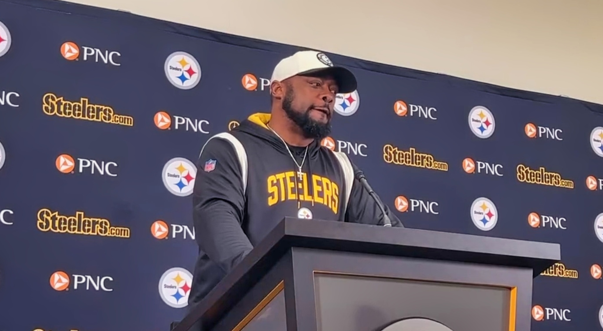 Steelers head coach Mike Tomlin on Bills safety Damar Hamlin's injury 