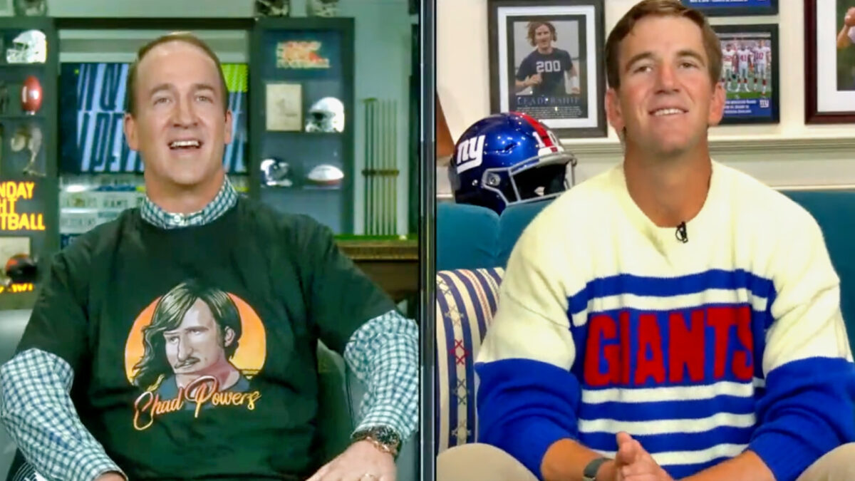 Eli Manning Is Enjoying 'Taking Some Shots' at Peyton During MNF