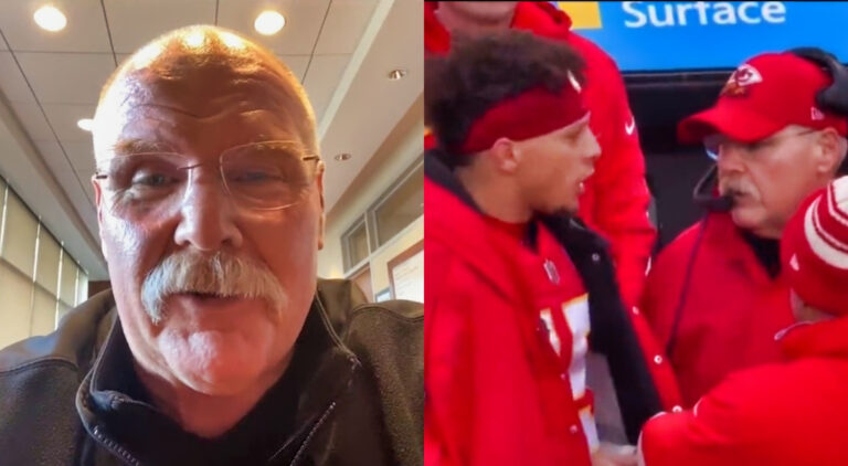 Andy Reid Explains Sideline Altercation With Patrick Mahomes