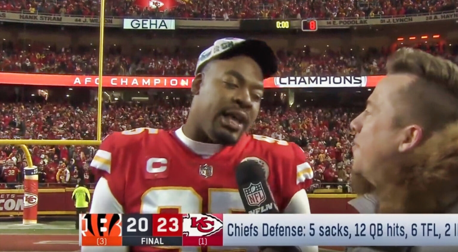 Chiefs' Chris Jones Sent Stern Message To Bengals After Win