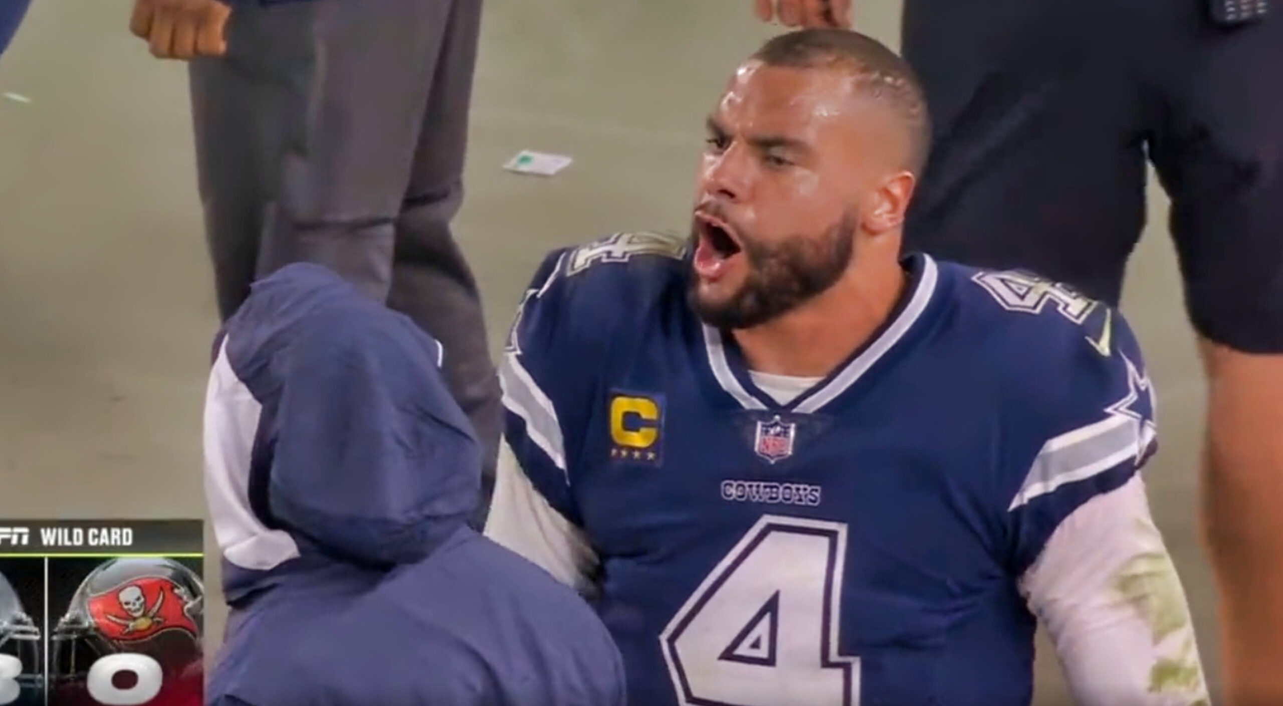 Cowboys' Dak Prescott rallies behind Brett Maher after sideline outburst vs  Bucs