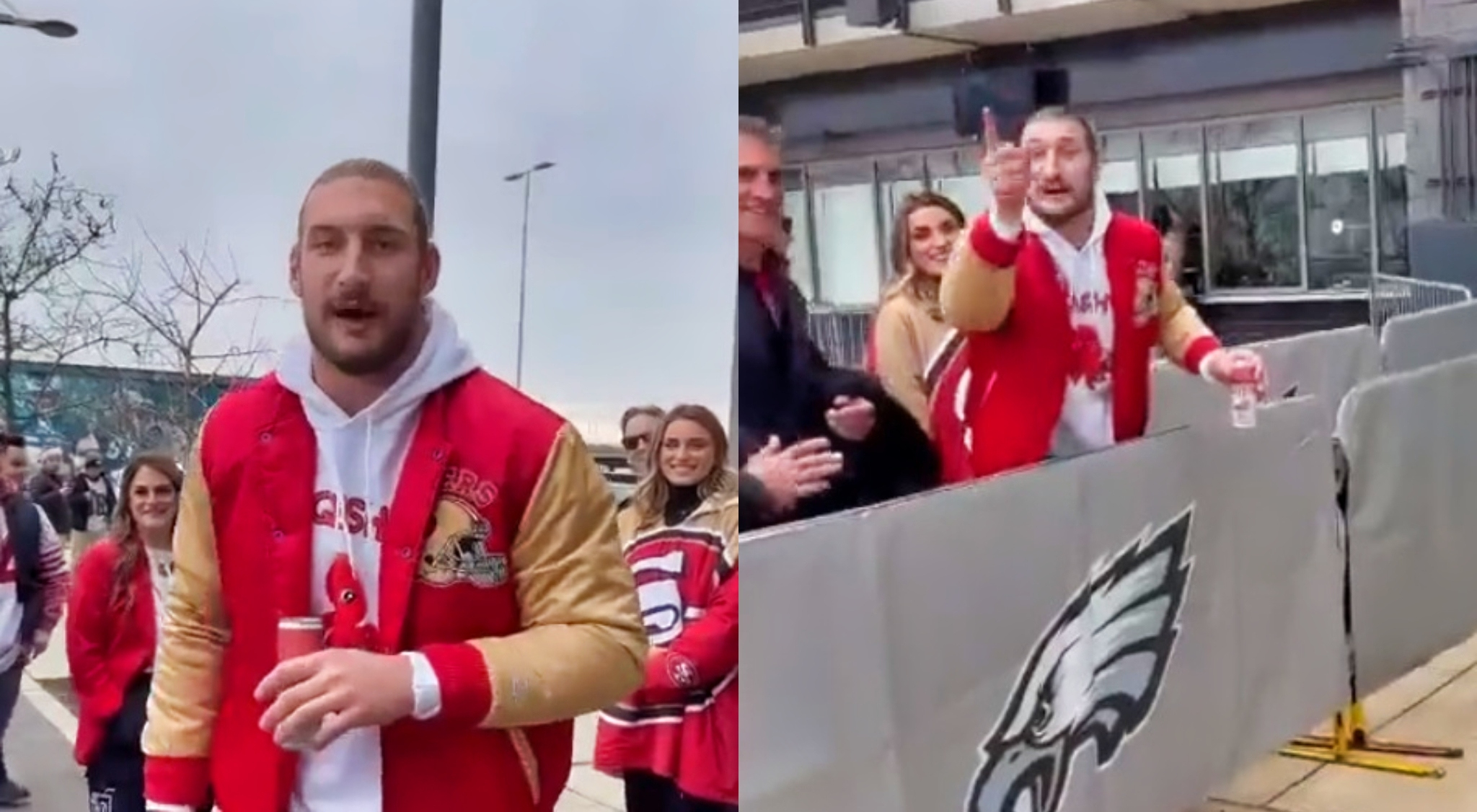 LOOK: 49ers star Nick Bosa trolls Dallas Cowboys fans following