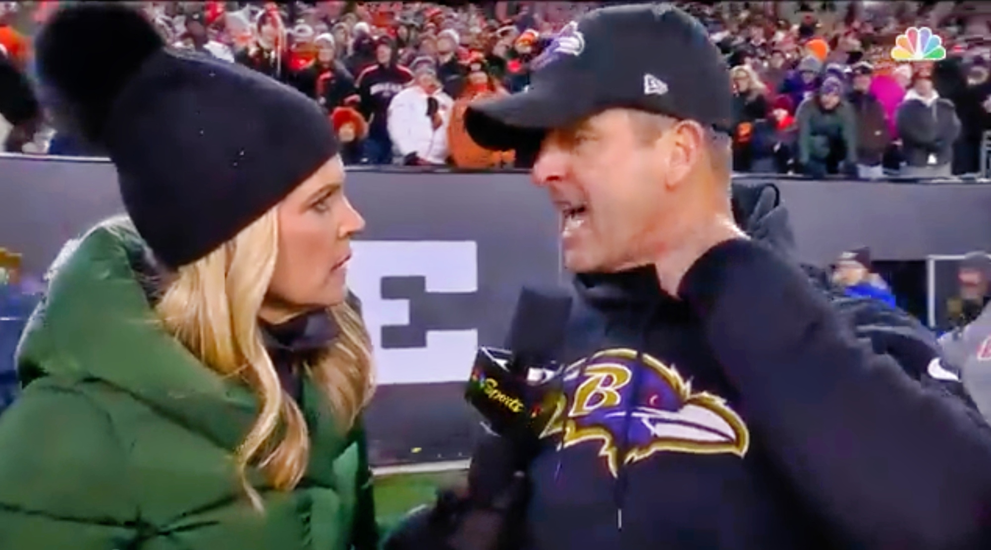 Social Media Is Ripping John Harbaugh For Being A Jerk During Interview