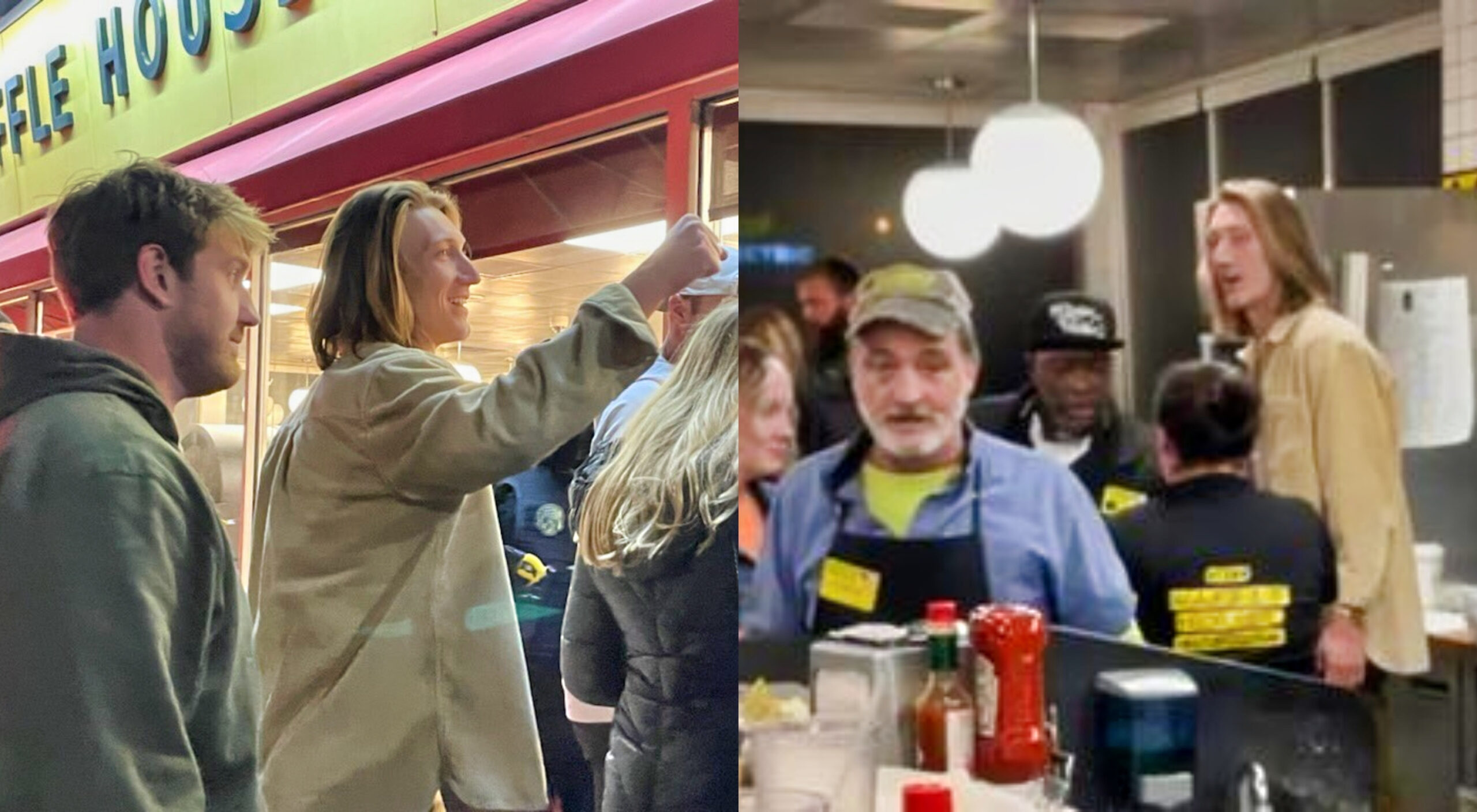 Trevor Lawrence Celebrates Win at Waffle House! 