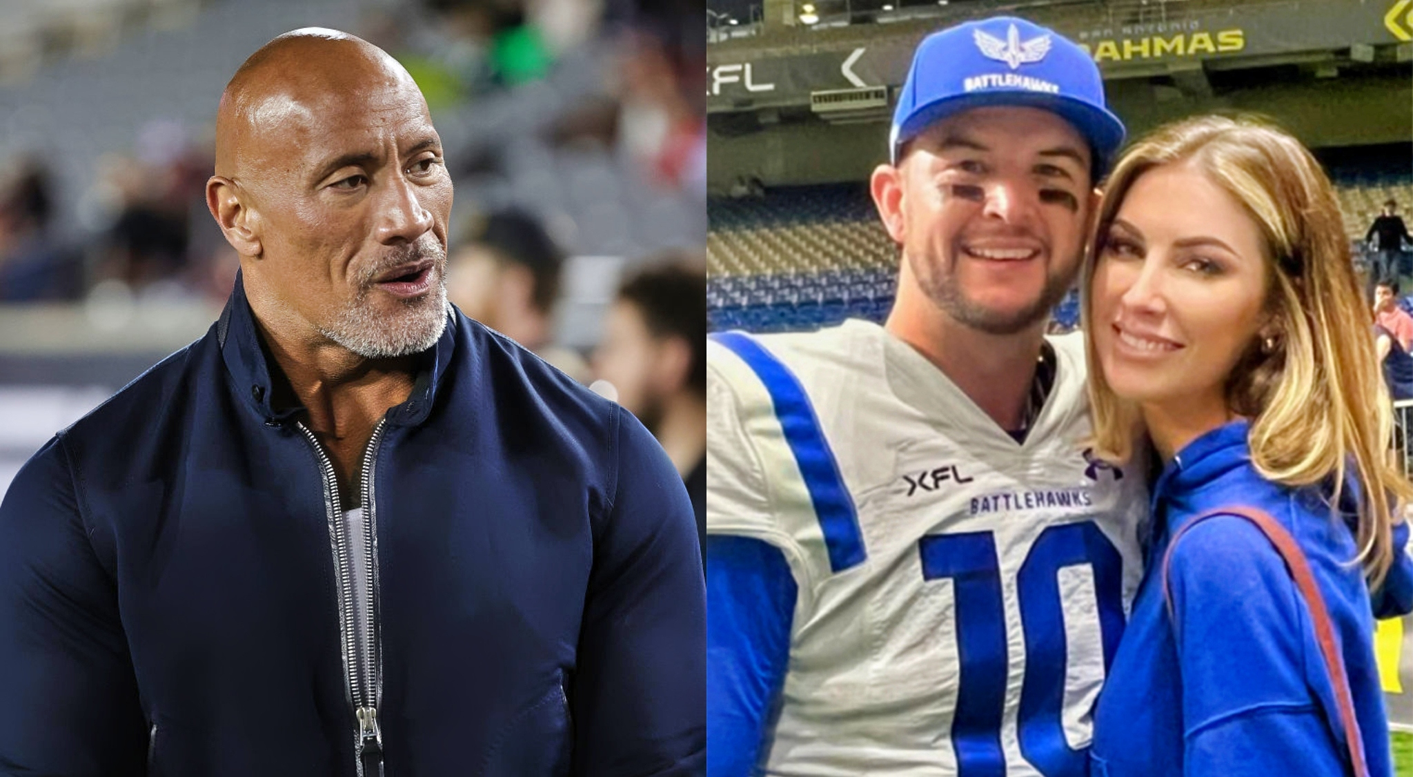 XFL owner Dwayne Johnson praises ex-NFL quarterback for taking