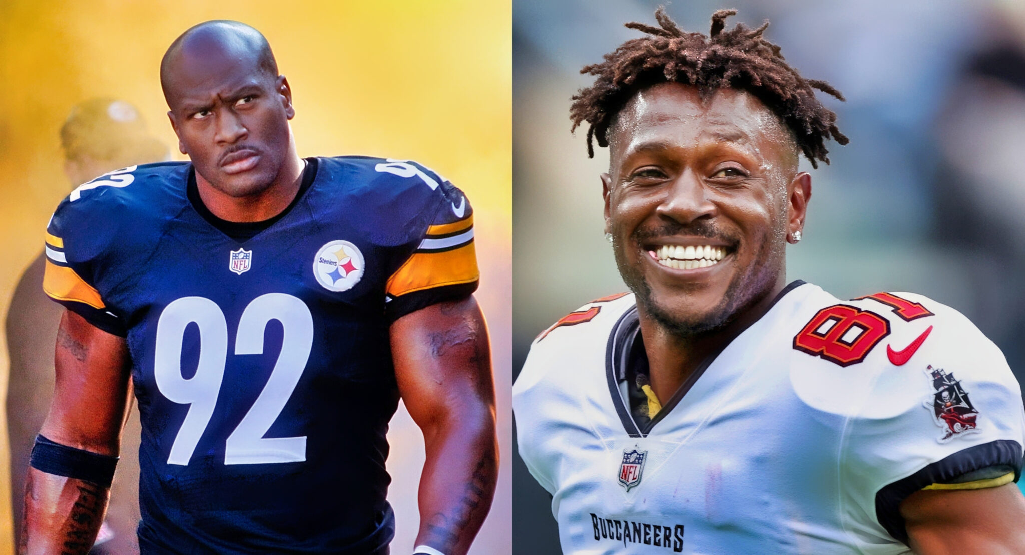 James Harrison Responds To Antonio Brown's CTE Accusations