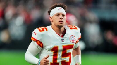 Patrick Mahomes running