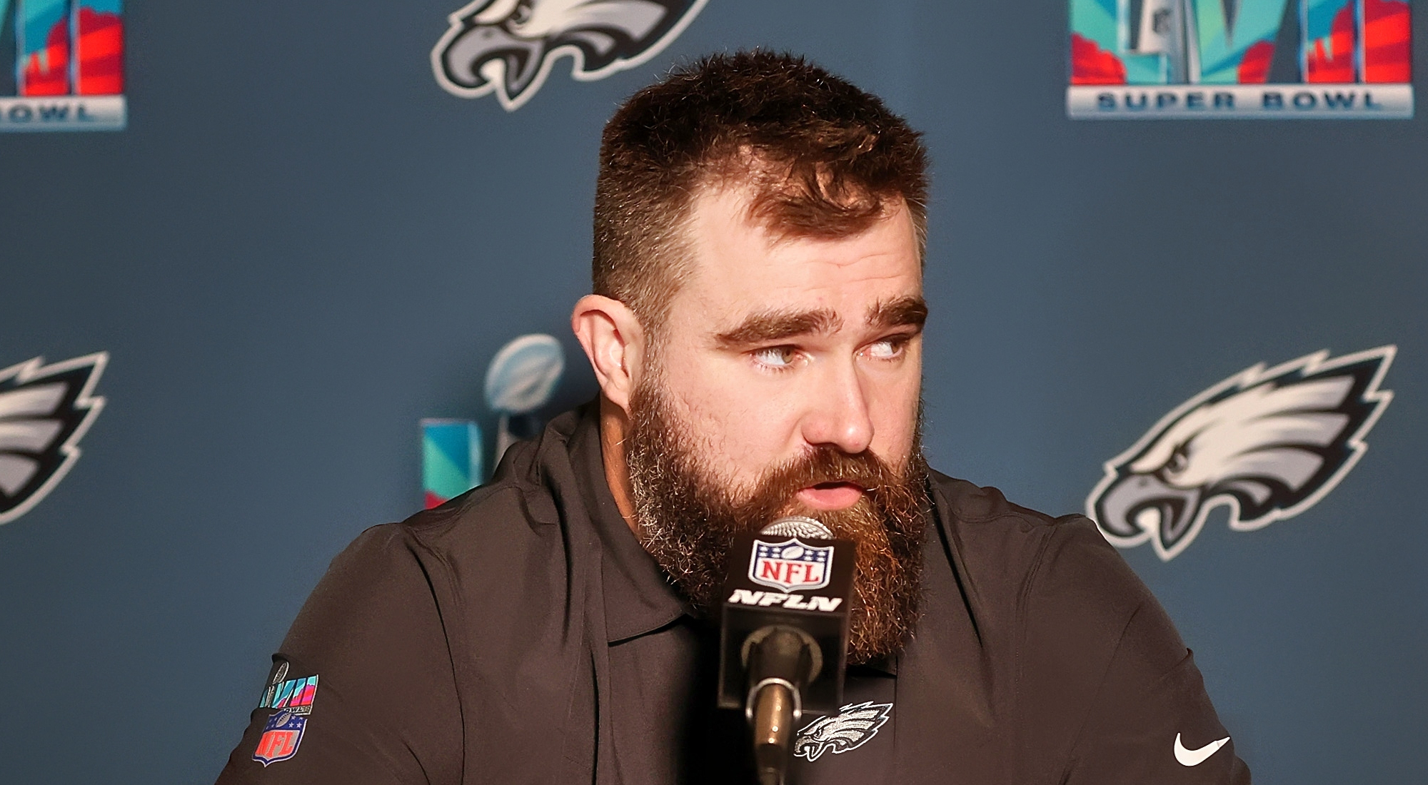 Eagles' Jason Kelce thanks Chiefs Kingdom for donations