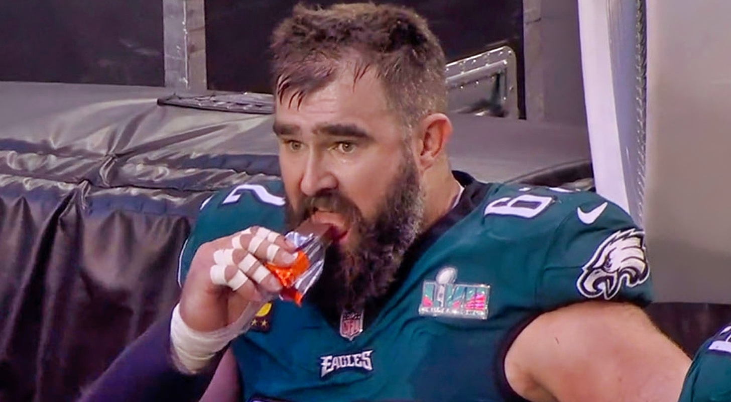 Social Media Took Their Wildest Guess What Jason Kelce Was Eating On