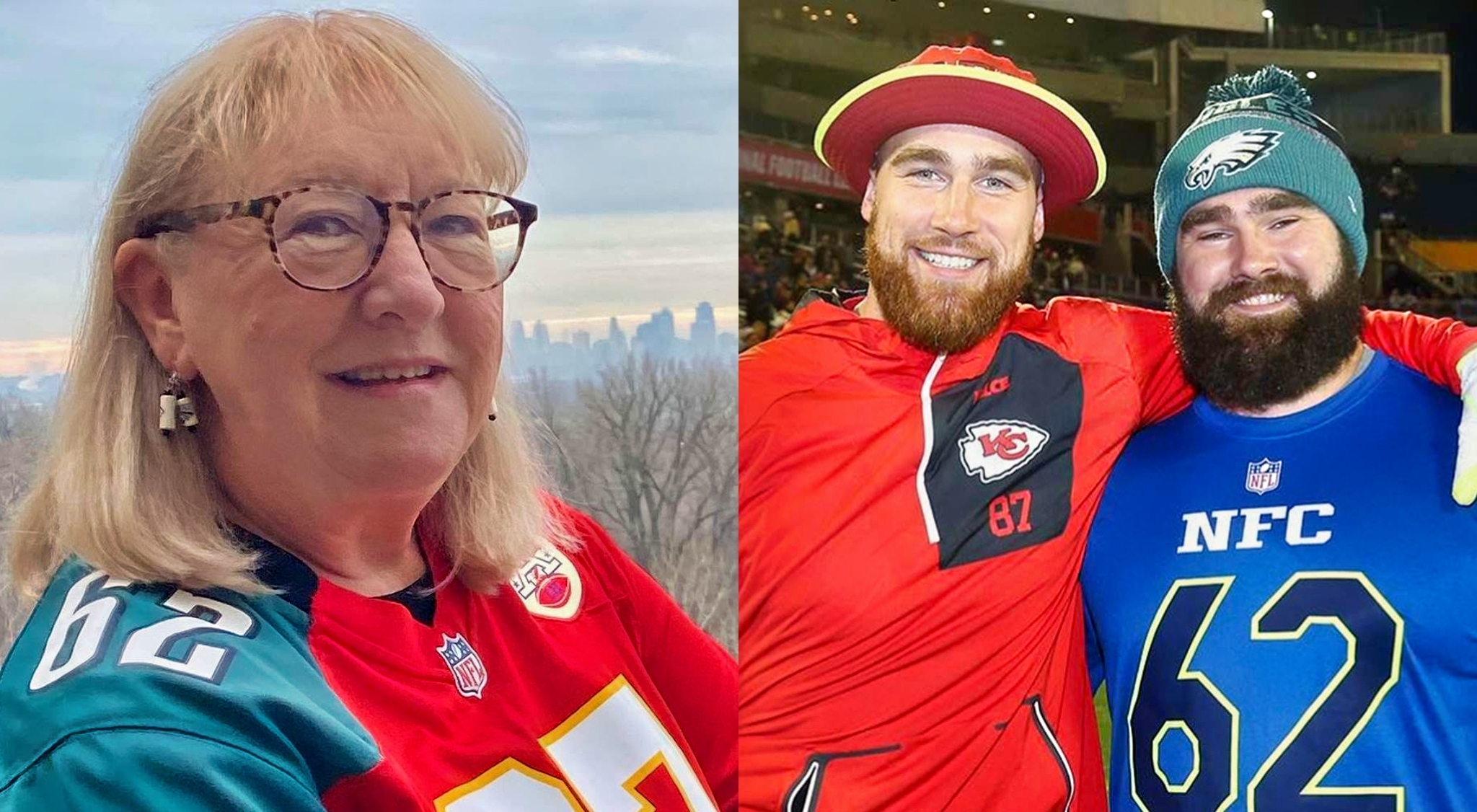 Fans Petition For Kelce Brothers' Mom To Lead SB Coin Toss
