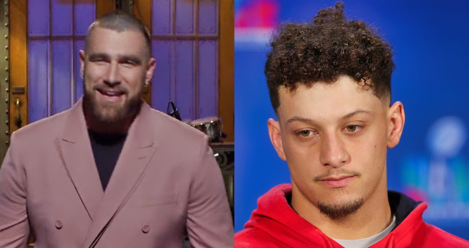 Travis Kelce MocksedPatrick Mahomes' 