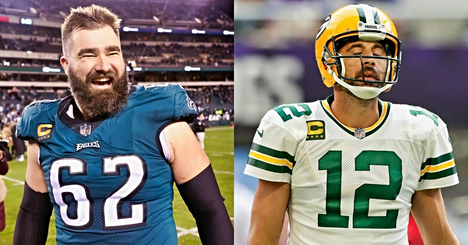 Jason Kelce Slams Aaron Rodgers, Calls Trade Hostage Situation