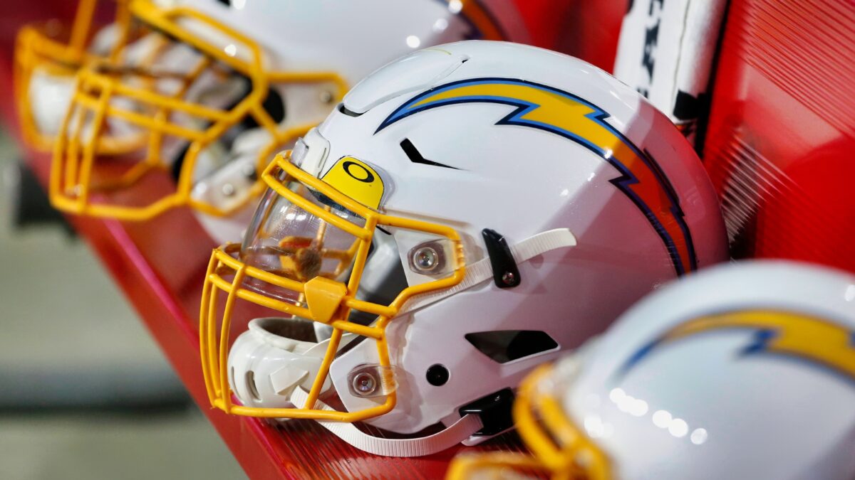 Chargers helmets