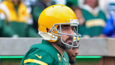 Aaron Rodgers in uniform