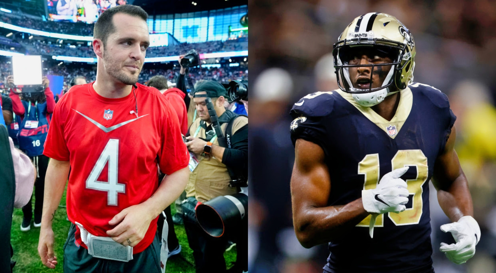 Michael Thomas Had Reaction To Derek Carr Signing With Saints