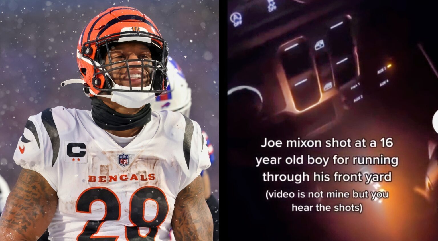 Video Allegedly Surfaces Of Gunshots Fired At Joe Mixon's House