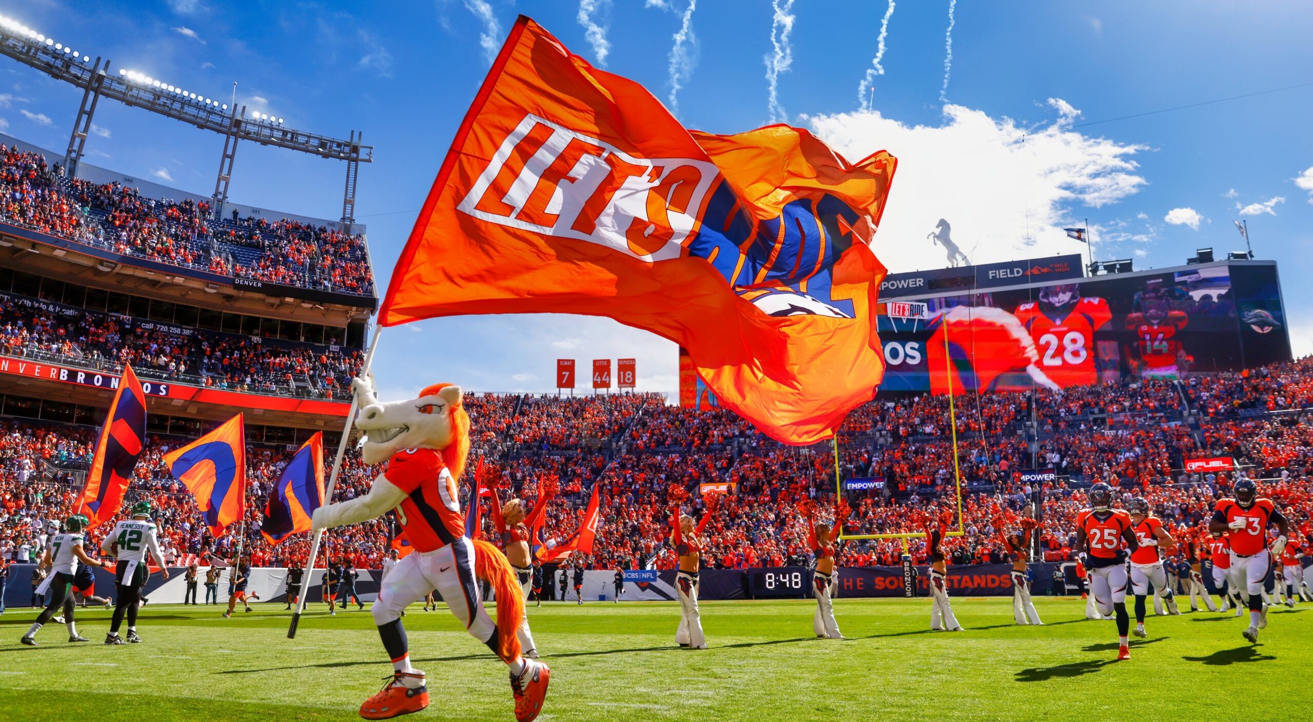 Denver Broncos President Damani Leech Teases Potential New Helmet