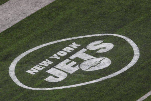 New York Jets logo on field