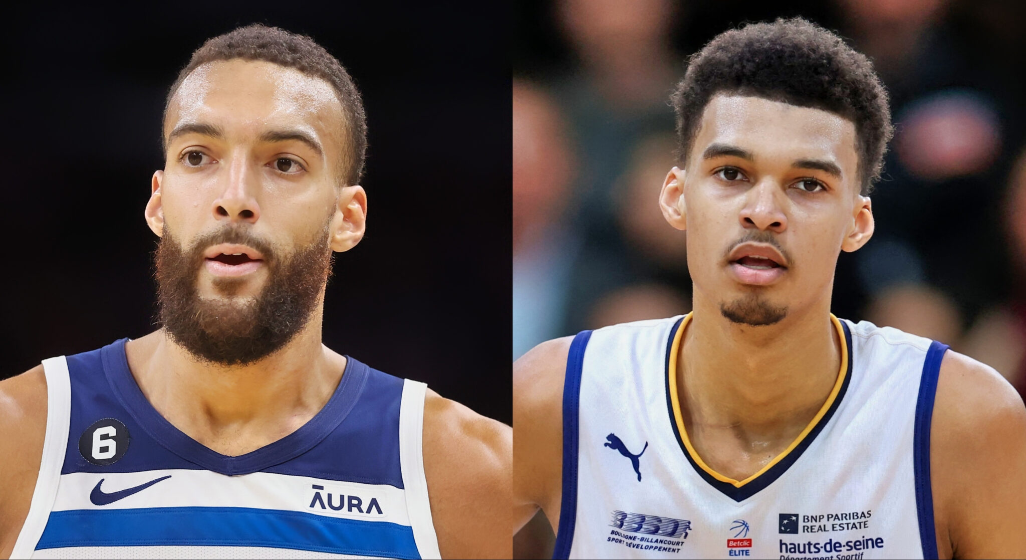 Rudy Gobert Looks Average Beside Victor Wembanyama (VIDEO)