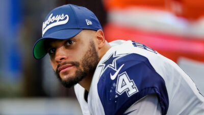 Dak Prescott on bench