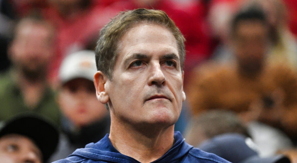 Mark Cuban in hoodie