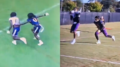 Stills from Isaiah Winstead highlight tape