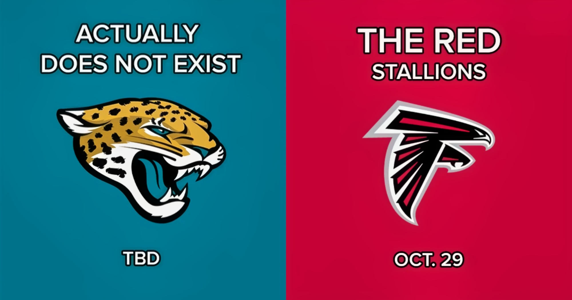 Falcons hilariously change name after Titans schedule release