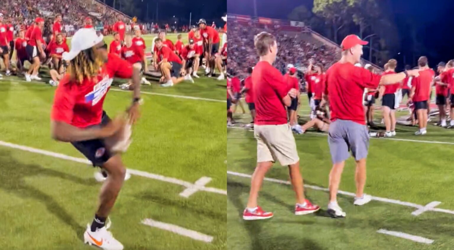 Joe Milton Unleashes Insane Throw At Manning Passing Academy