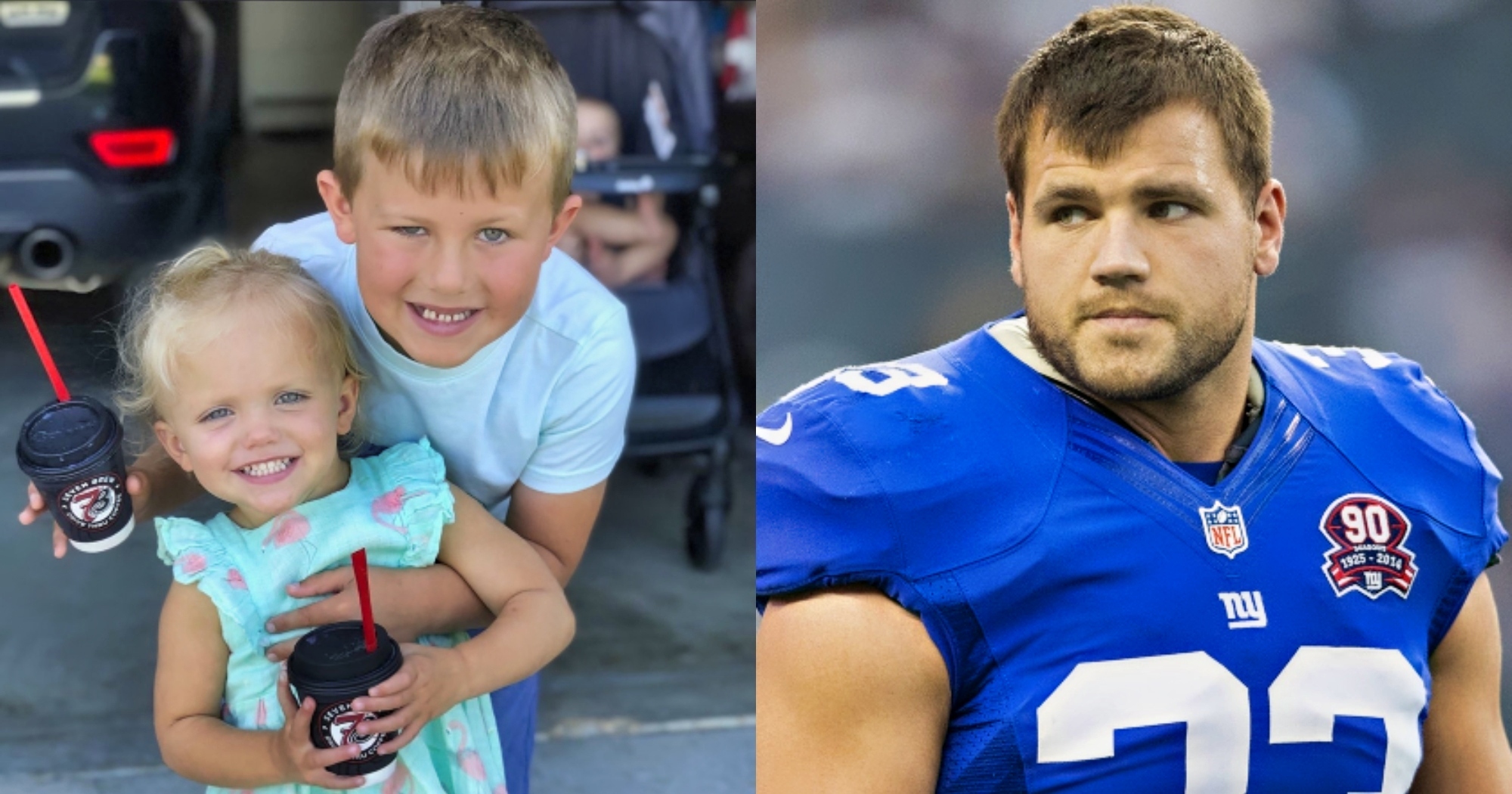 Former NFL running back Peyton Hillis recounts 'scariest point' saving his  son and niece from rip current - Good Morning America