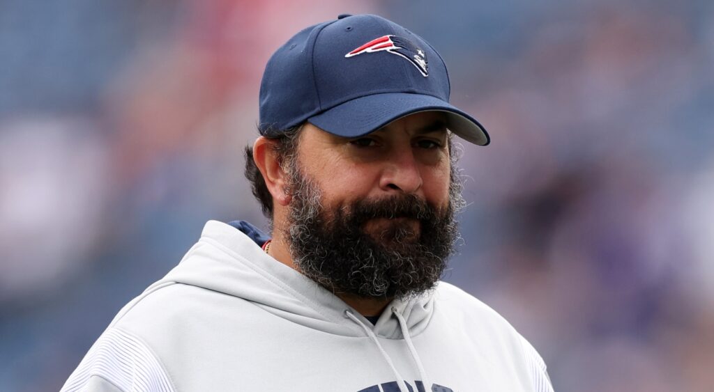 Matt Patricia in Patriots gear