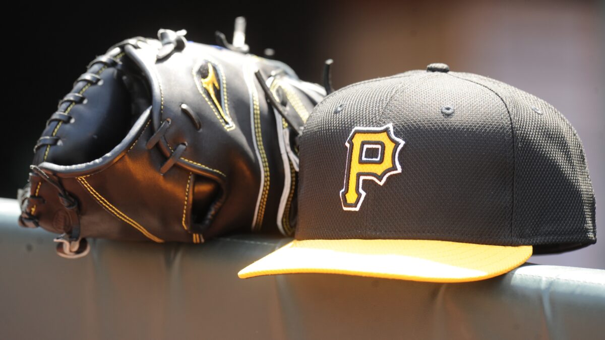 Pirates cap and glove