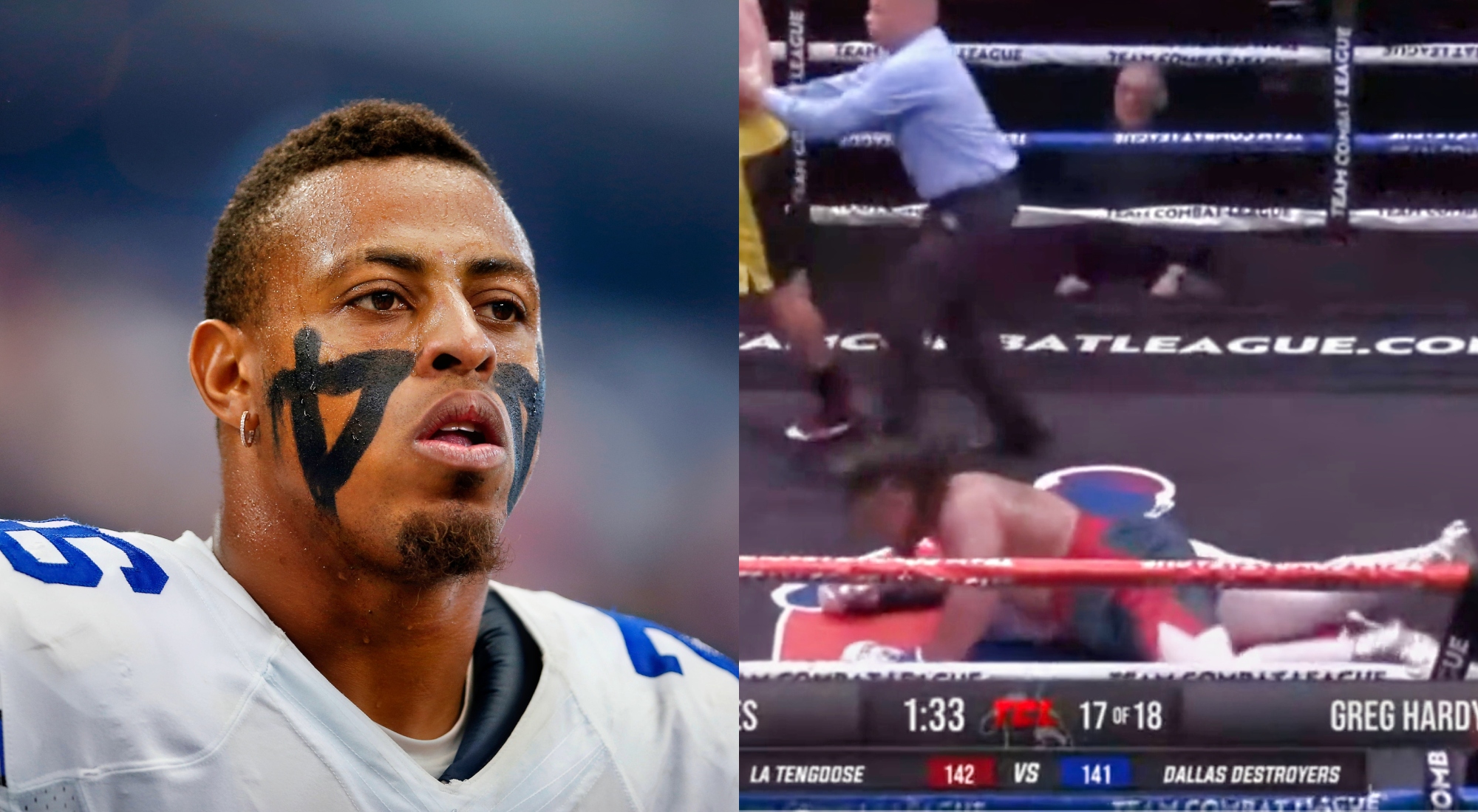 Greg Hardy Gets Knocked Out During Latest Boxing Match