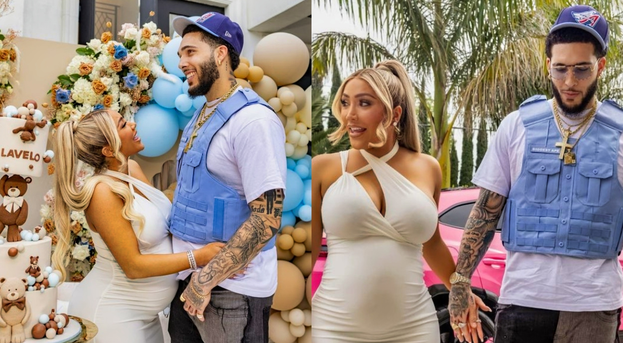 Nikki Mudarris & LiAngelo Ball reveal son's name at baby shower