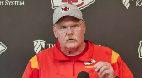 Andy Reid Excited Talking About Chicken Fingers At White House