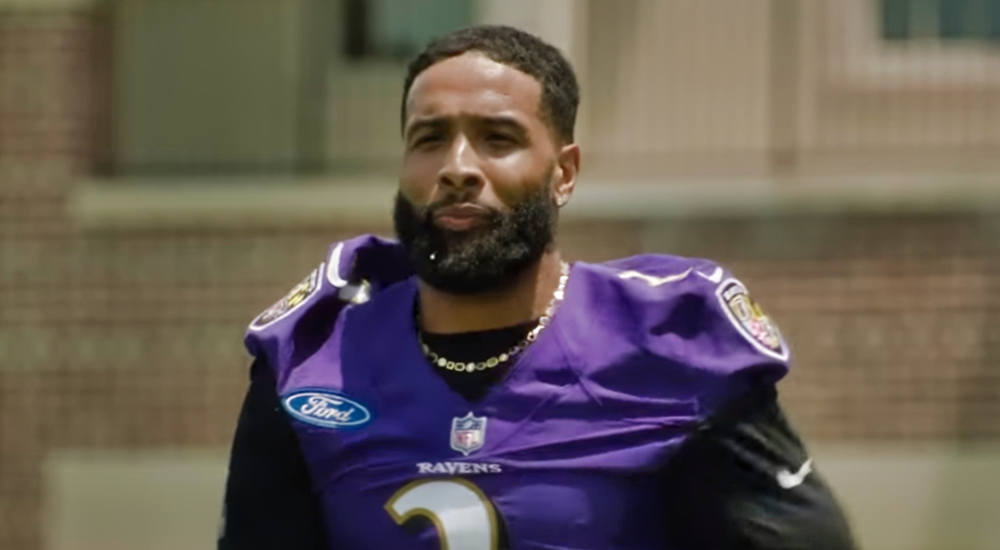 Odell Beckham Jr. Participates In 1st Practice In A Ravens Uniform