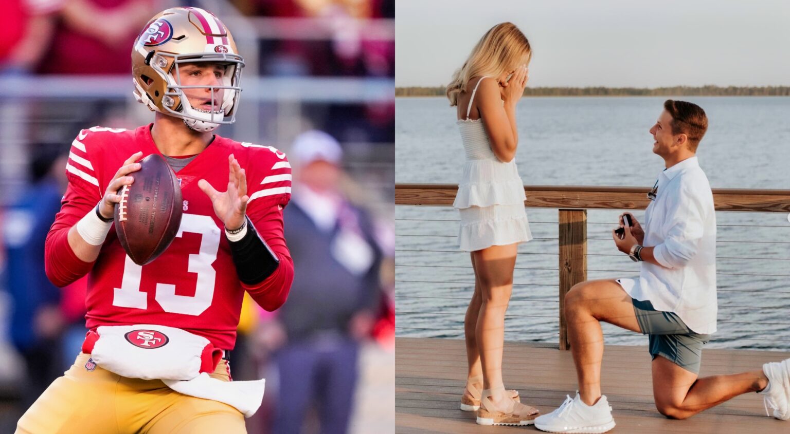 49ers QB Brock Purdy Got Engaged To A Volleyball Star (PICS)