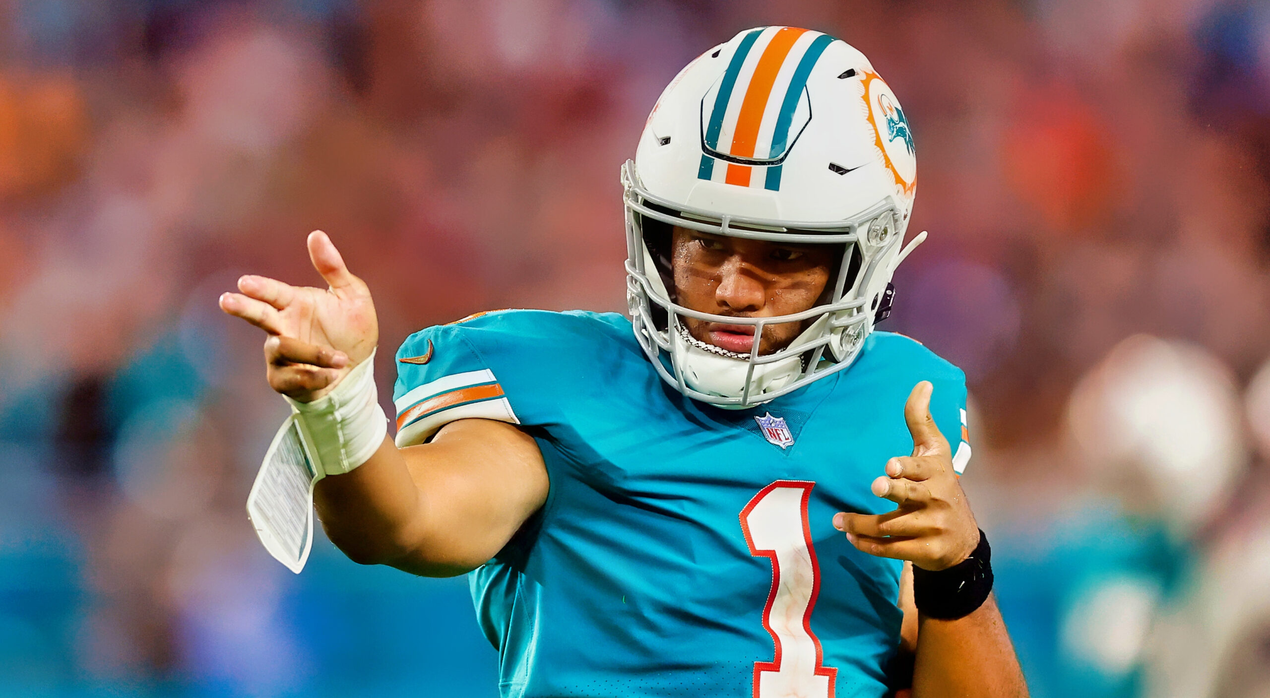 Tua Tagovailoa Miami Dolphins Player-Worn #1 White Jersey from the 2020 NFL  Season