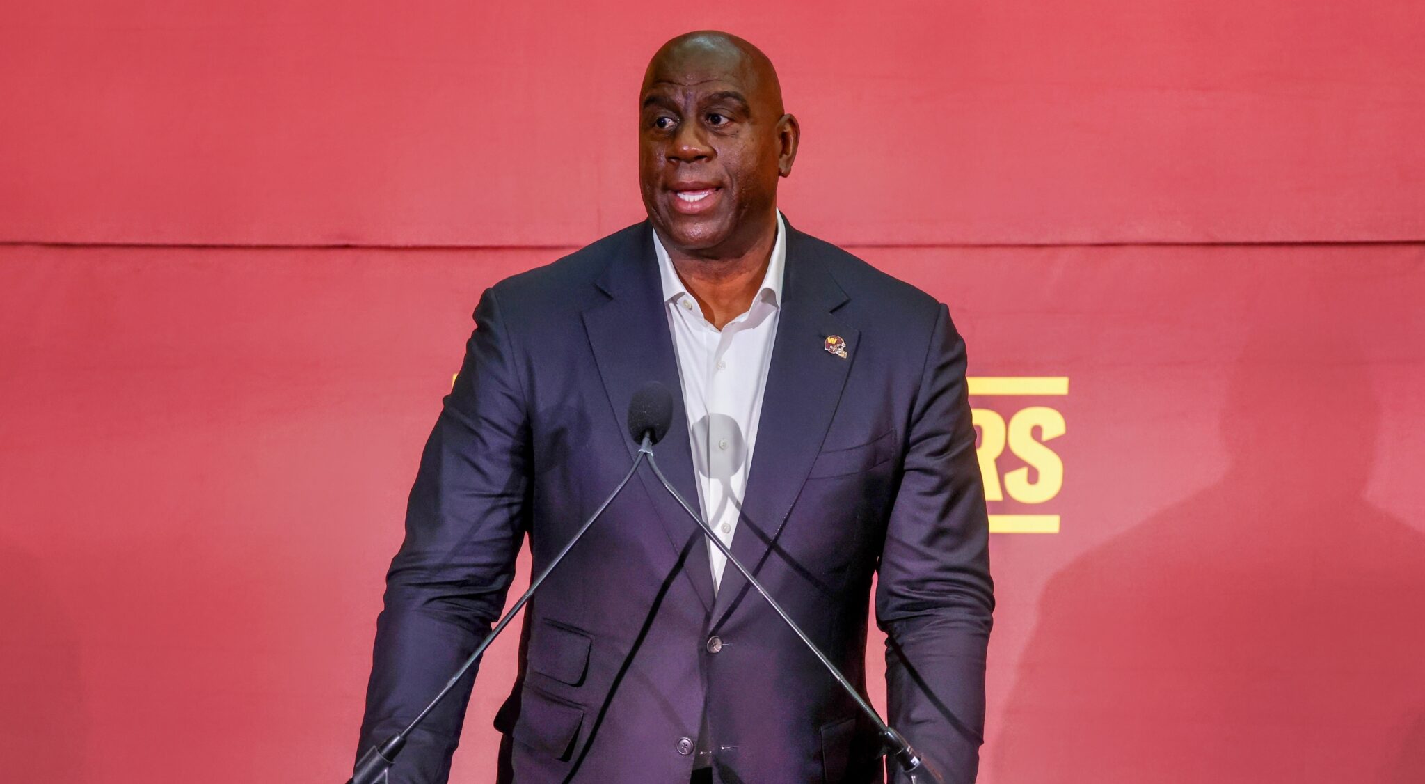 Magic Johnson Posts Picture After Commanders Purchase