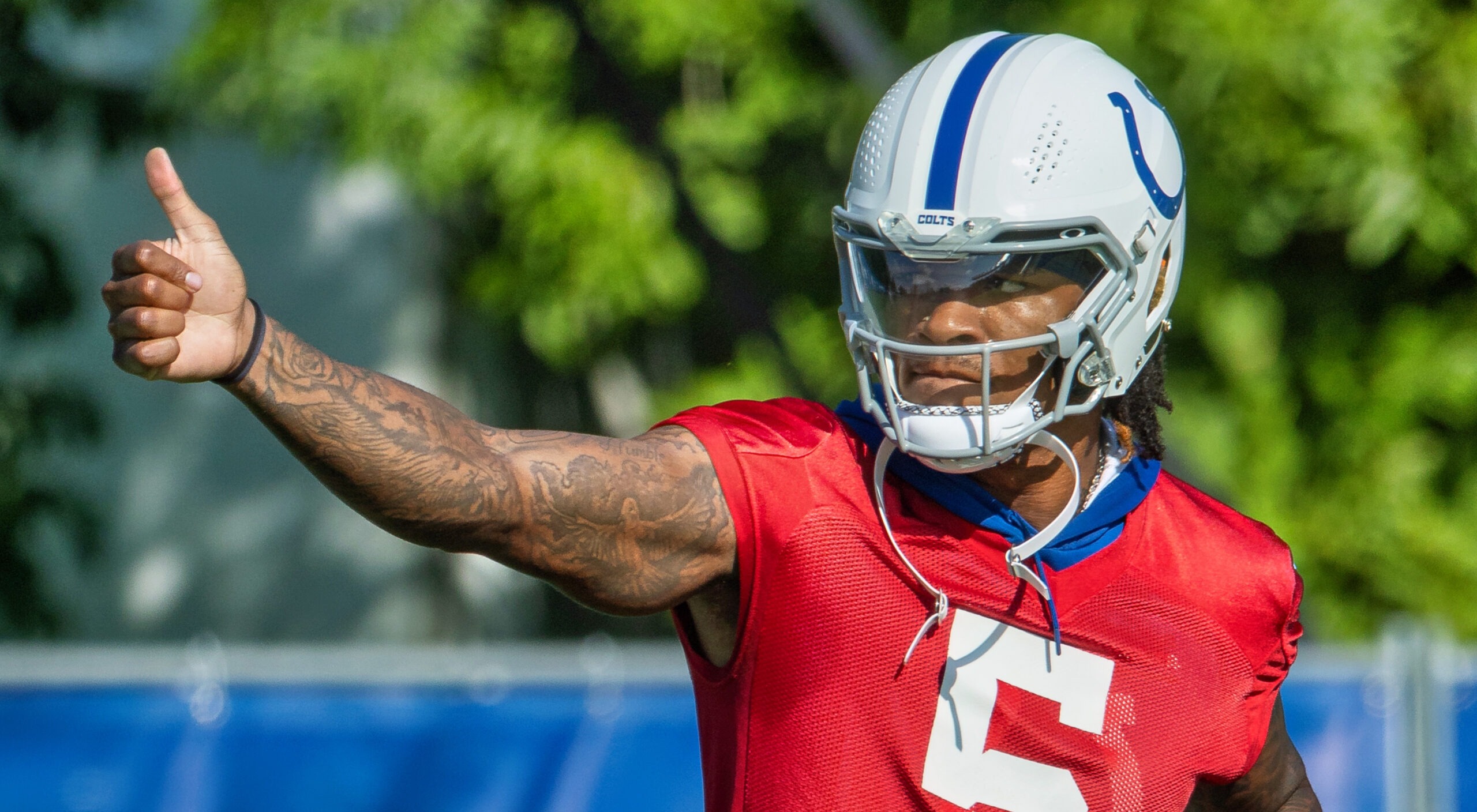 Colts rookie QB Anthony Richardson misses practice following nose