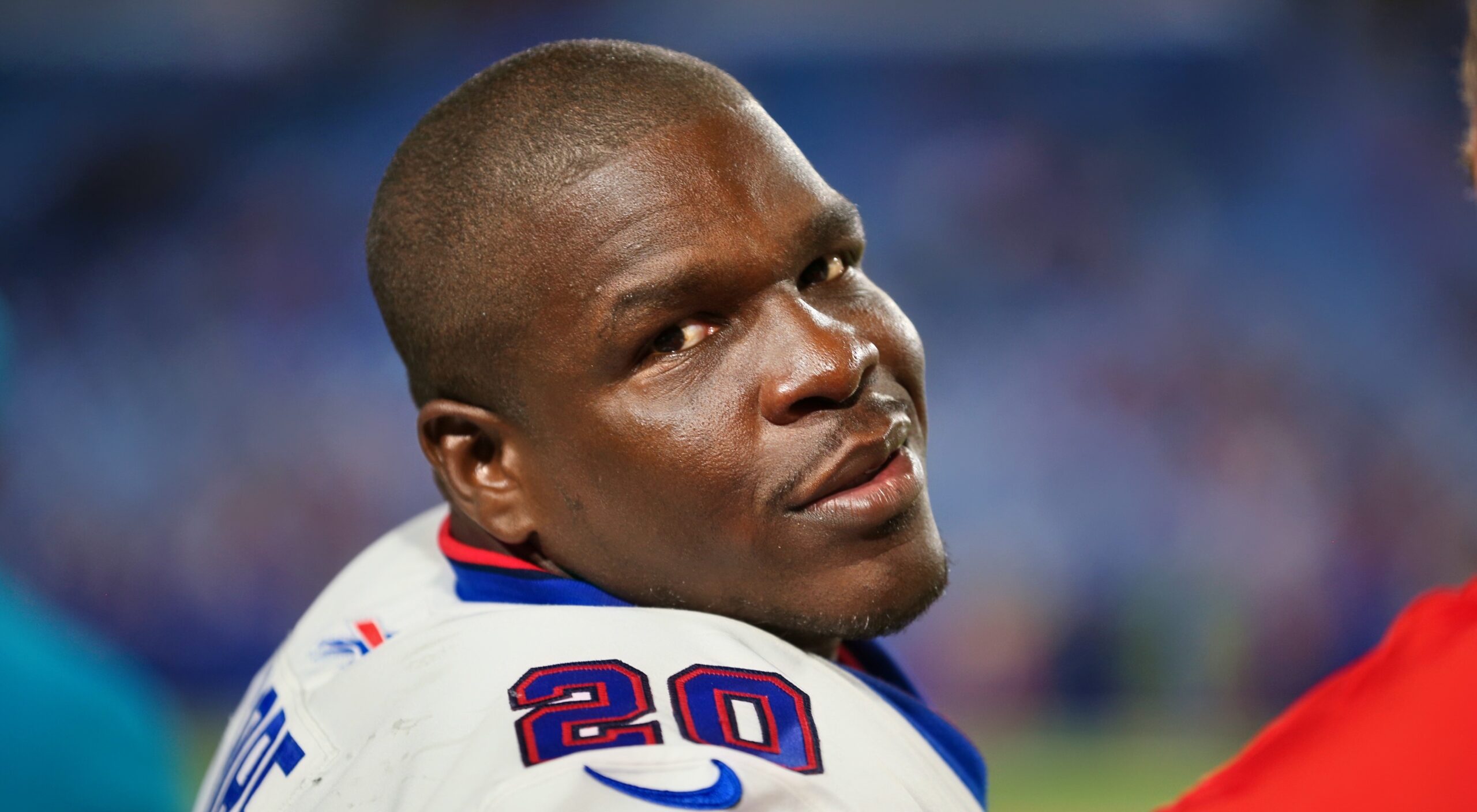 Buffalo Bills running back Frank Gore #20 during an NFL football